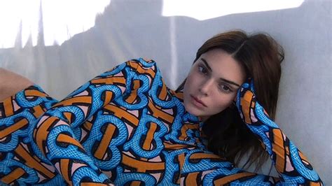 Kendall Jenner Grabs the Camera for Burberry's New Monogram .